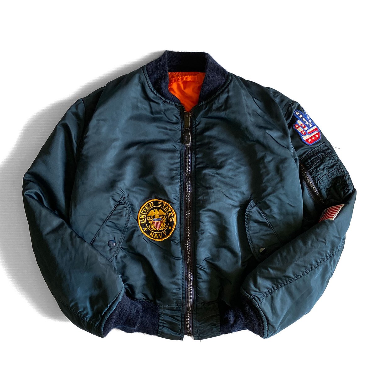 ALPHA INDUSTRIES MA-1 USA ワッペン MA-1 Wappen USN by ALPHA | instantbootleg store
