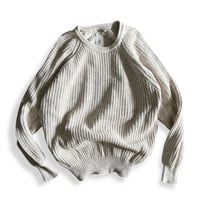 Cabled Cotton Sweater by L.L.Bean