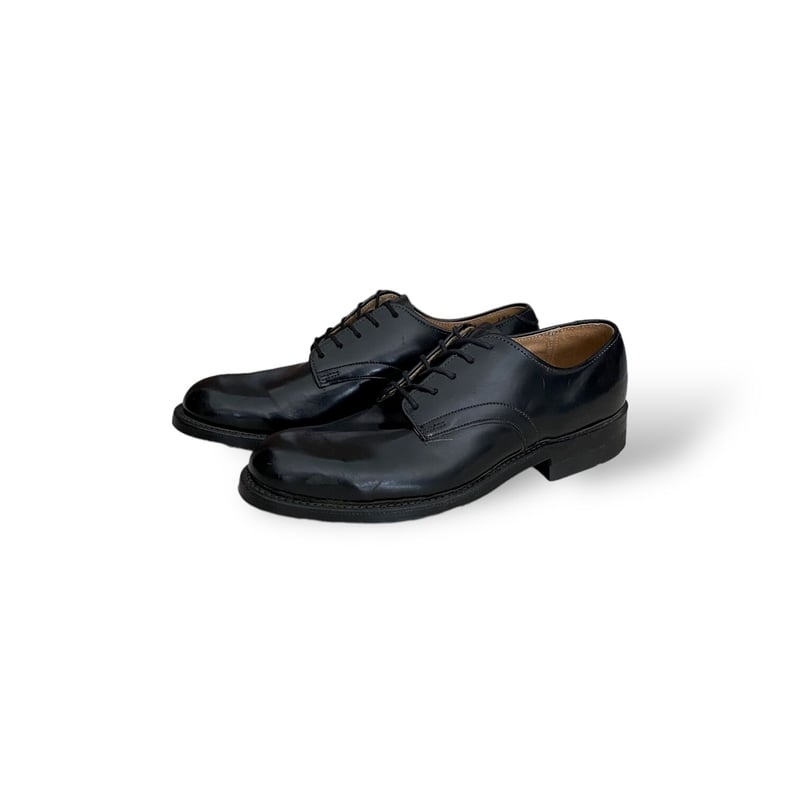 【美品】WELLCO US.NAVY サービスシューズ　9.5 ブラック 美品】WELLCO US.NAVY サービスシューズ 9.5 ブラック