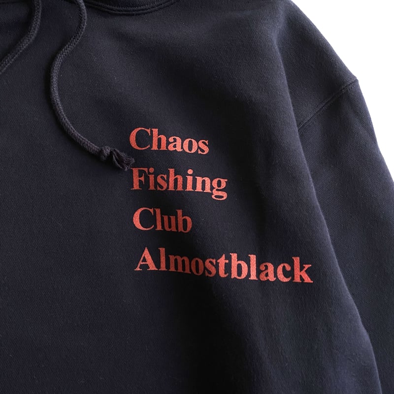 Chaos Fishing Club × Almostblack コラボTシャツ