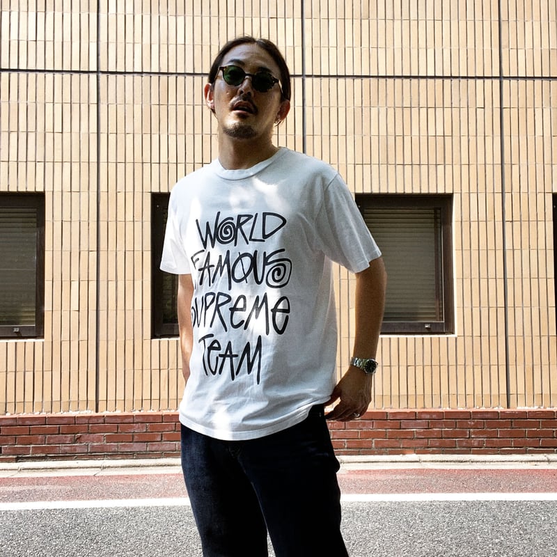 WORLD FAMOUS Tee by stussy x supreme | instantb