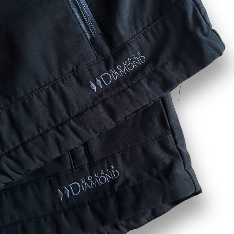 00s DOUBLE DIAMOND ソフトシェルジャケット フーディ ブラック 00s DOUBLE DIAMOND ソフトシェルジャケット フーディ ブラック