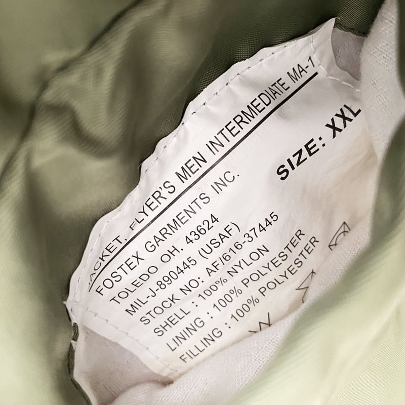 MA-1 Olive by FOSTEX | instantbootleg store MA-1 Olive by FOSTEX | instantbootleg store