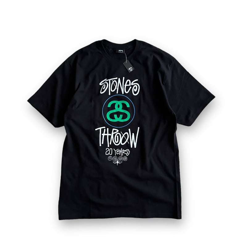 STONES THROW 20th Aniv.Tee by stussy Dead Stock
