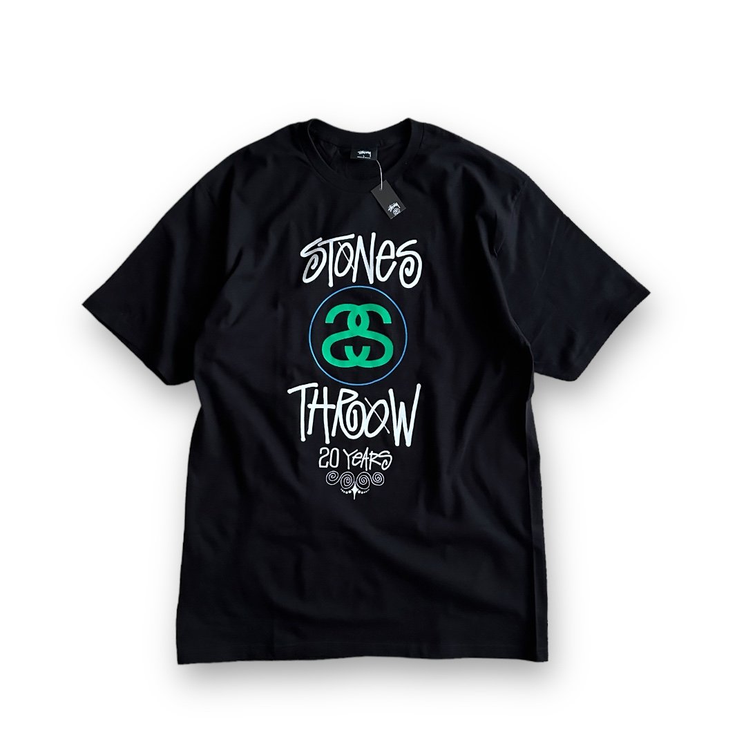 STONES THROW 20th Aniv.Tee by stussy Dead Stock 