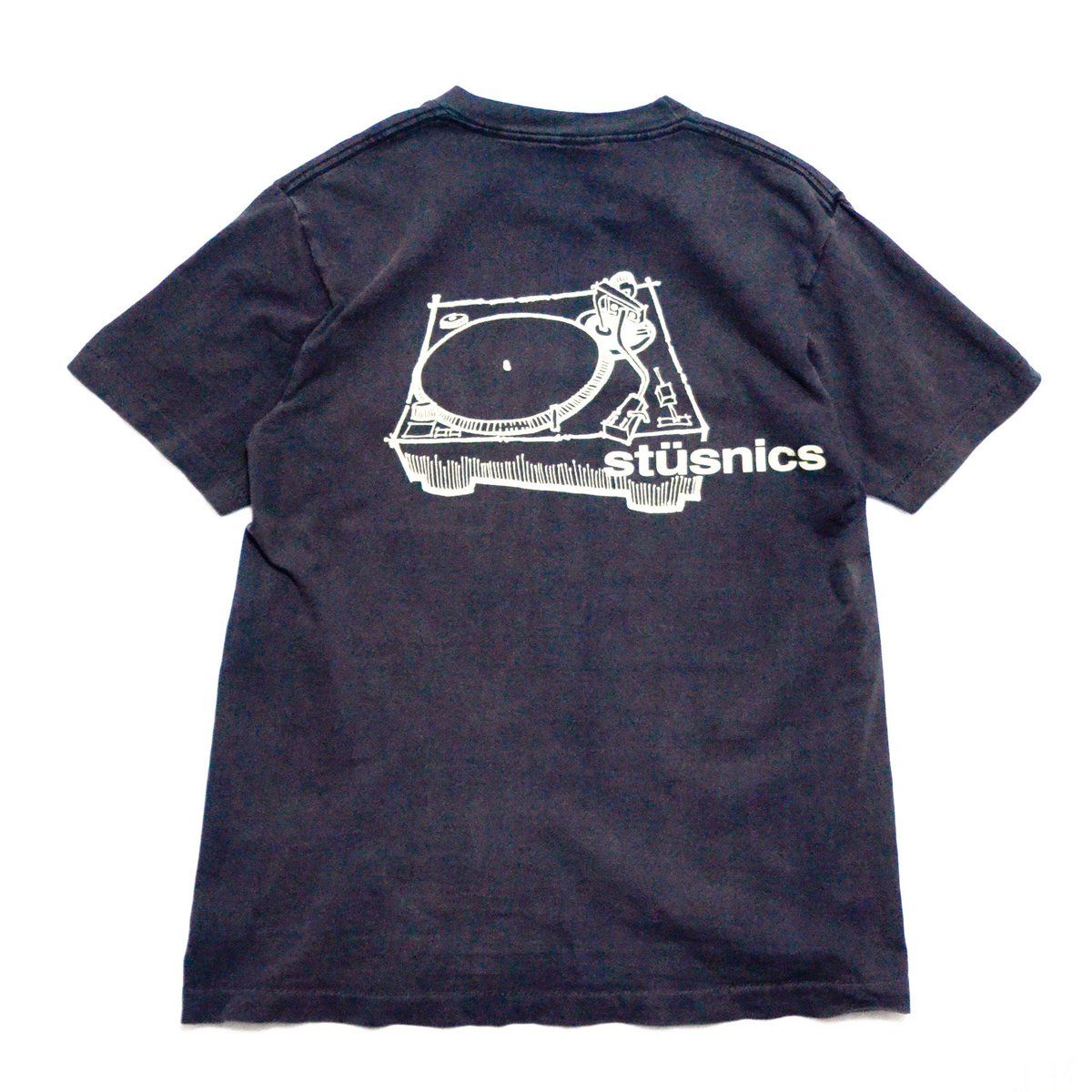 oldstussy Technics tシャツ Stussy stusnics Tee BLK 1980's | instantbootleg