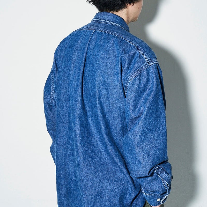 SEDAN ALL-PURPOSE ✨ 2XLデニム シャツ オーバーサイズ BIG DENIM SHIRT Hard Washed -SEDAN ALL-PURPOSE-