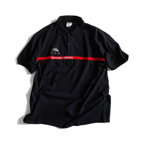 Deadstock】BALSAN Sapeurs Pompiers S/S Polo Shirt