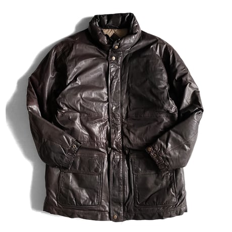 Leather Down JKT Long by Eddie Bauer