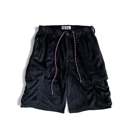 blend on world  velour shorts -maneworld-