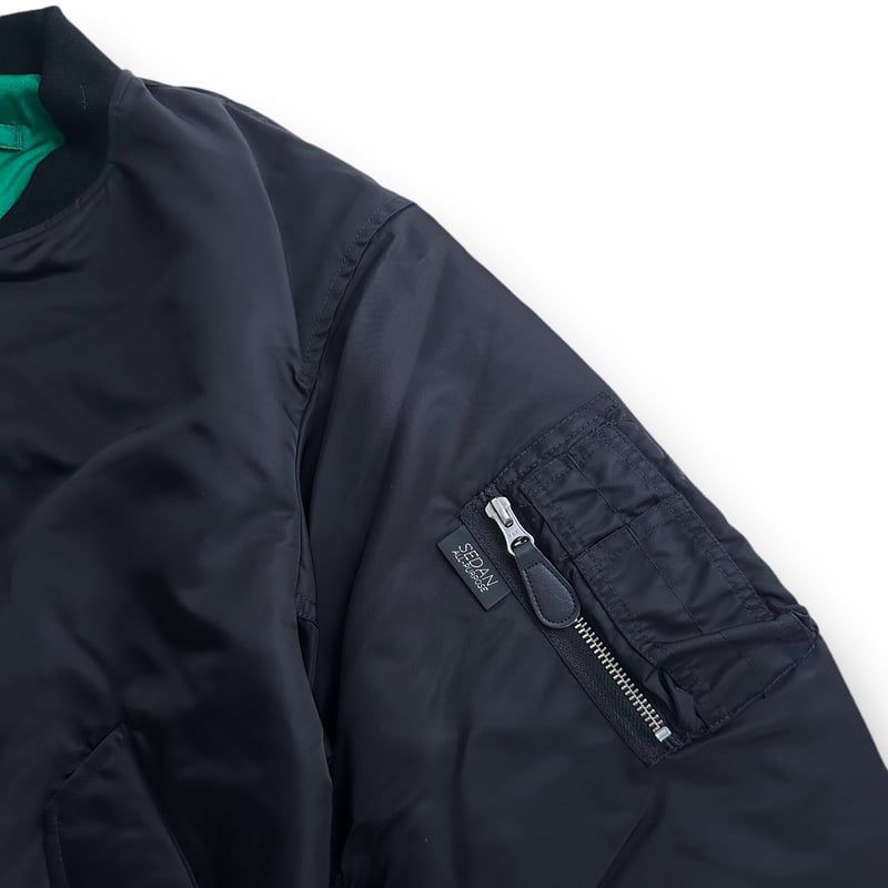 REVERSIBLE CORDURA FLIGHT JACKET BLK/GRN -SEDA REVERSIBLE CORDURA FLIGHT JACKET BLK/GRN -SEDA