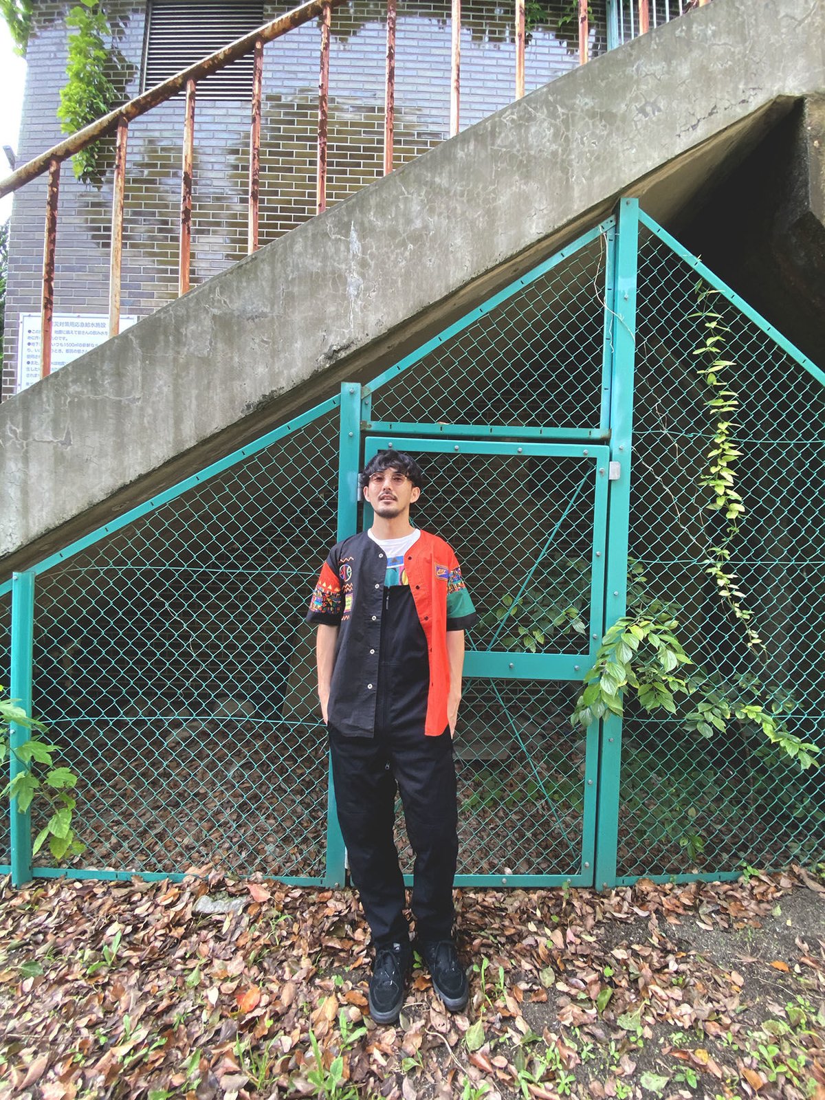 NIKE ナイキ urban jangle gym 復刻 ベースボールシャツ M NIKE URBAN JUNGLE GYM B.B shirt | instantbootl