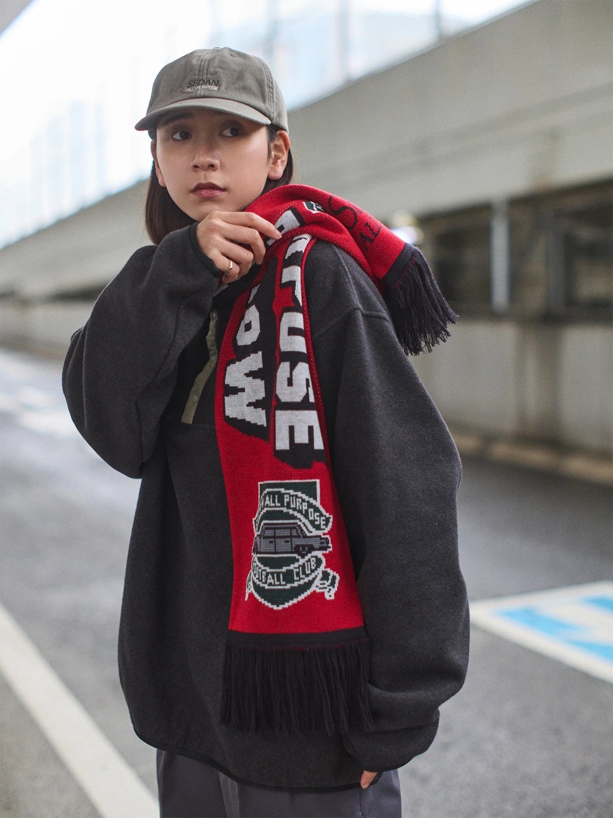 FOOTBALL SCARF -SEDAN ALL-PURPOSE- | instantboo