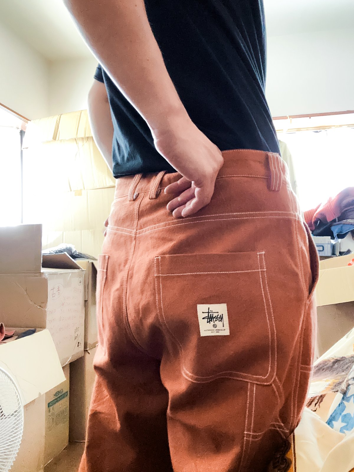 13319 STUSSY ダブルニー ペインターパンツ タイダイ染め 13319 STUSSY ダブルニー ペインターパンツ タイダイ染め 13319 STUSSY