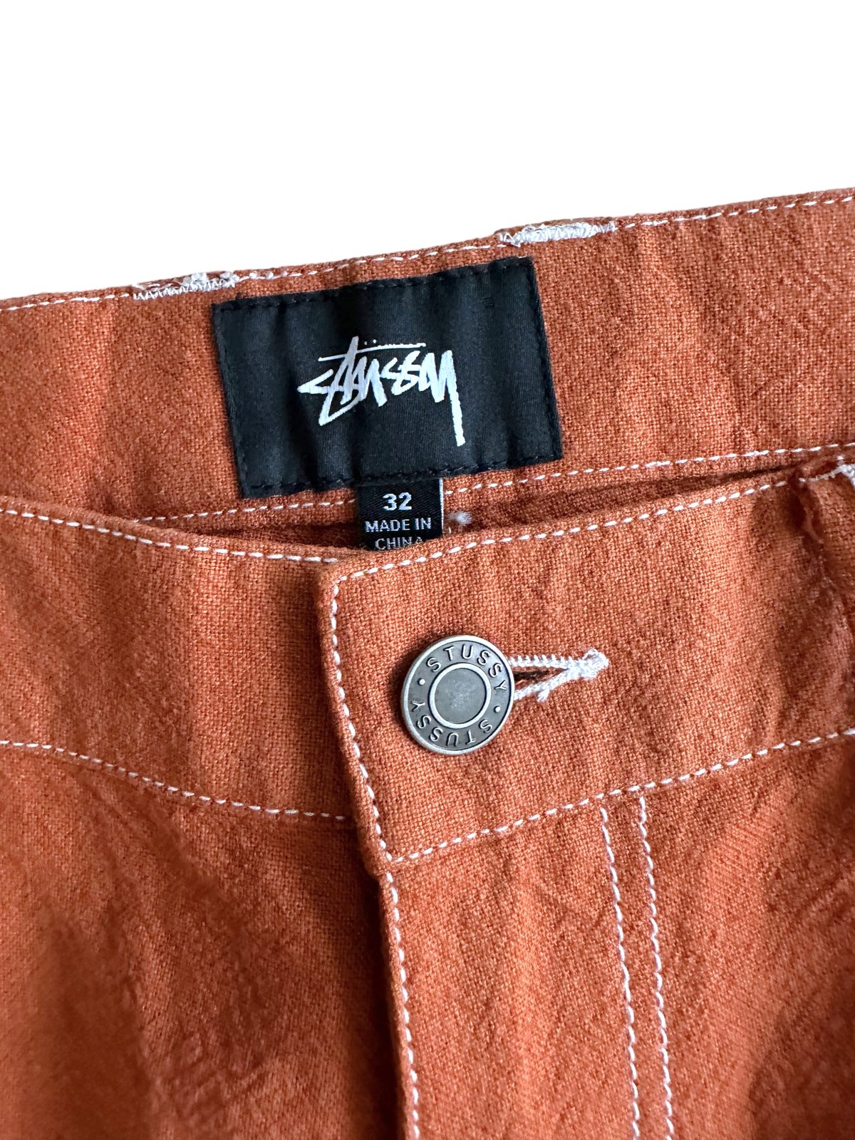 Linen Double Knee Painter Pt by stussy | instan