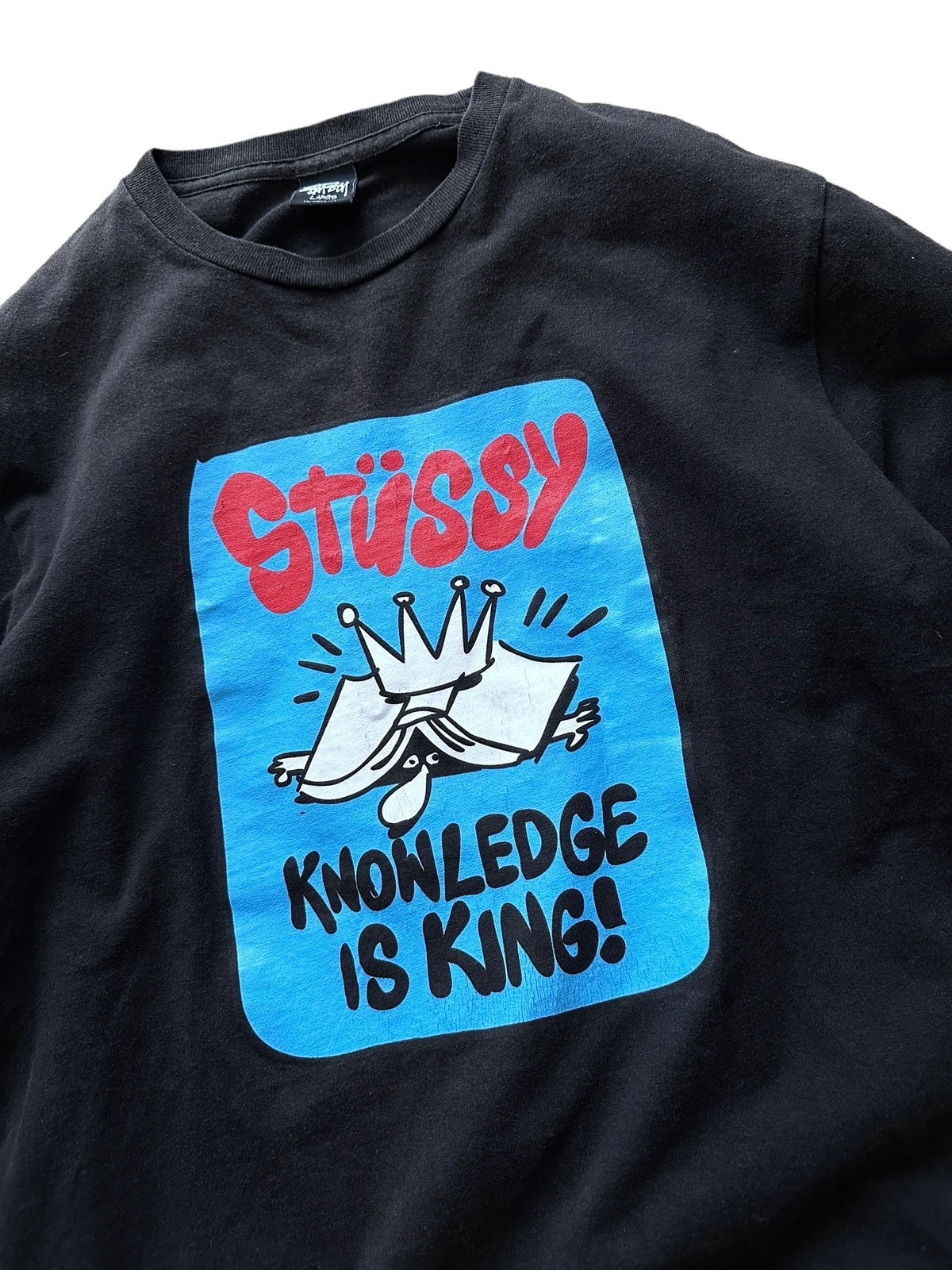 KNOWLEDGE IS KING L/S Tee by stussy | instantbo KNOWLEDGE IS KING L/S Tee by stussy | instantbo