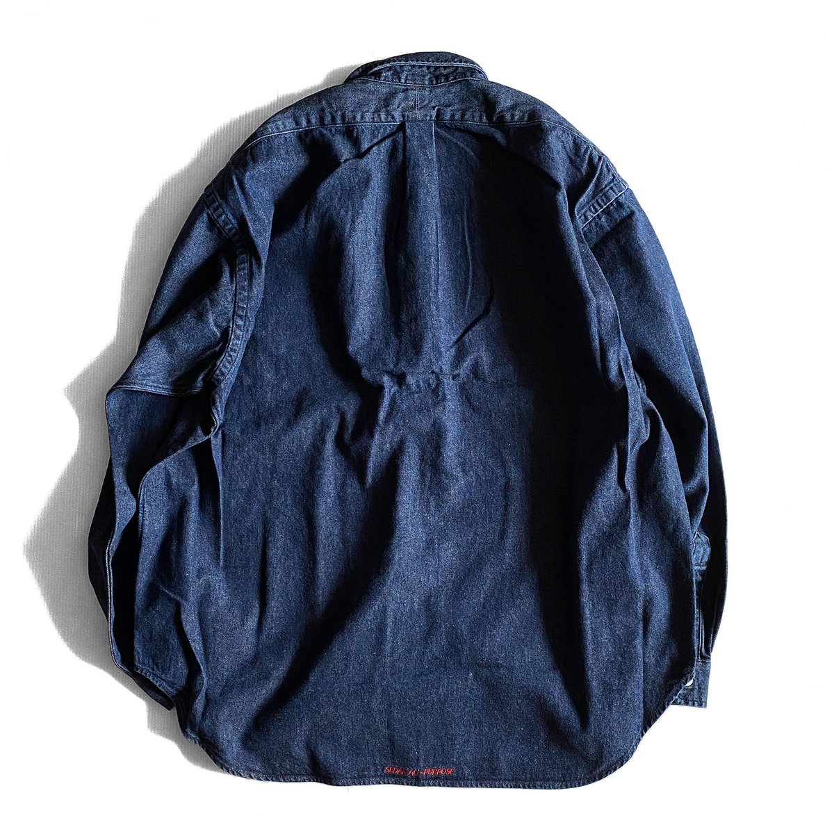 BIG DENIM SHIRT Dark Washed -SEDAN ALL-PURPOSE-