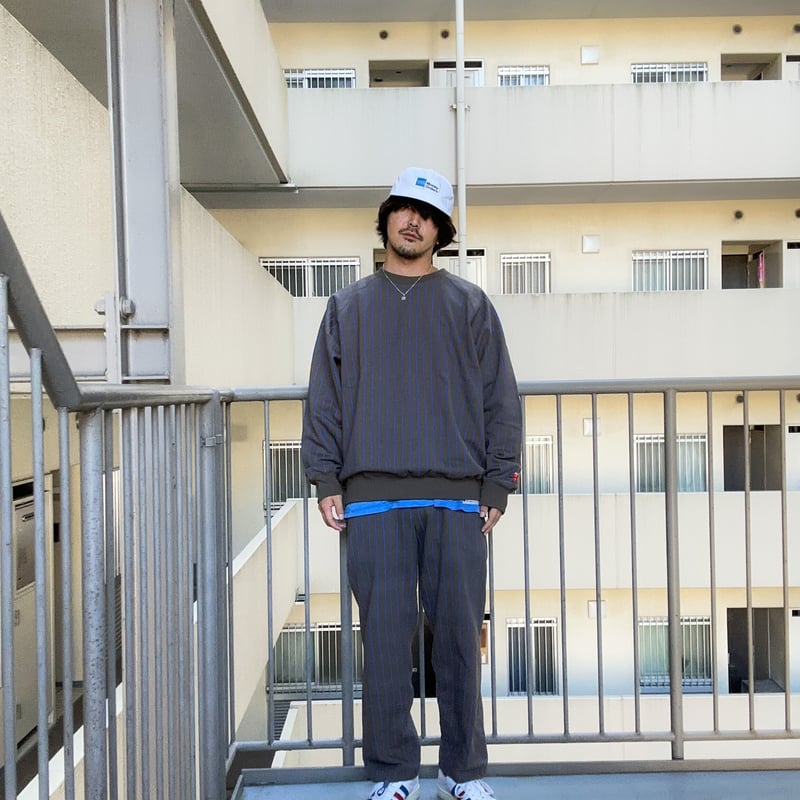 cotton pan ストライプスウェット　トレーナー cotton pan ストライプスウェット通販