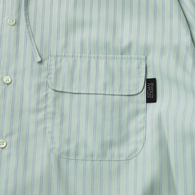 STRIPED HOODED SHIRT - SEDAN ALL-PURPOSE - | in