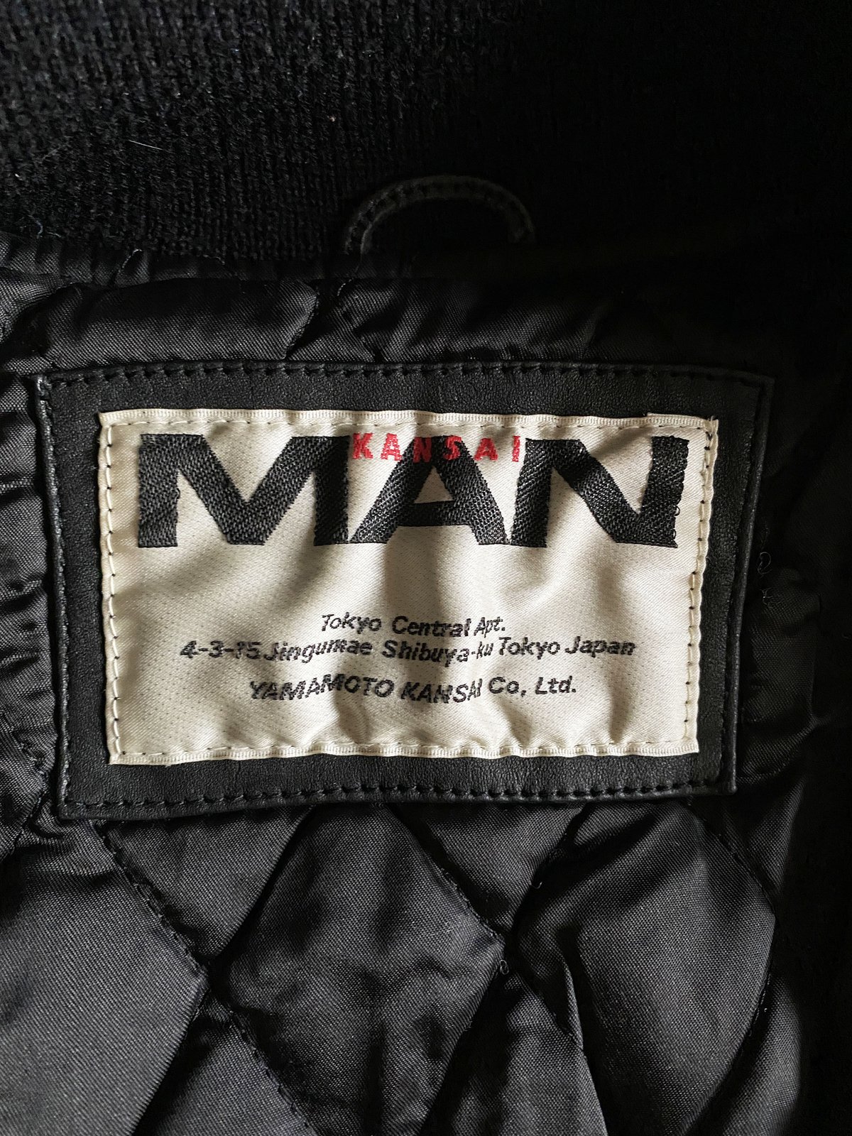 KANSAI MEN Leather Bombe JKT by KANSAI YAMAMOTO