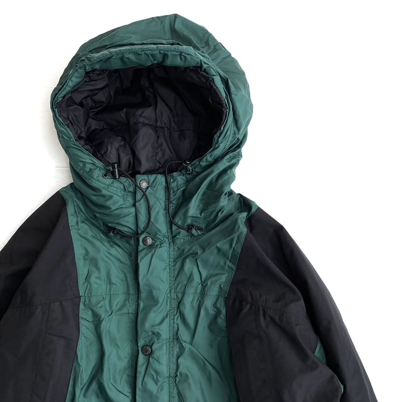 チャック取り替え済みnorth face mountain light 3D Lサイズ グリーン