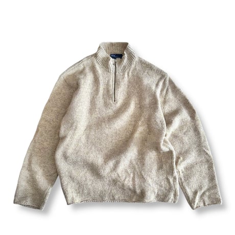 QUARTER ZIP WOOL SWEATER by BDg