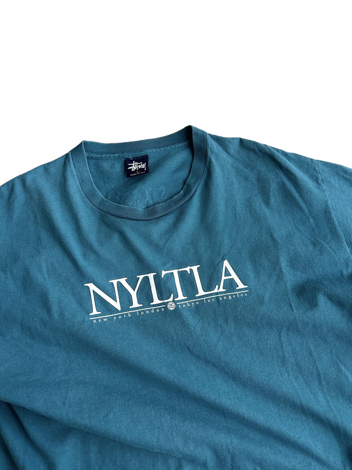 トップス Old Stussy NYLTLA print L/S tee green Stussy Size L Green Shirts for Men for sale | eBay
