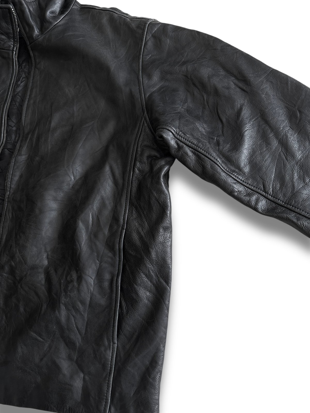 HI-NECK LEATHER JKT by GAP | instantbootleg store