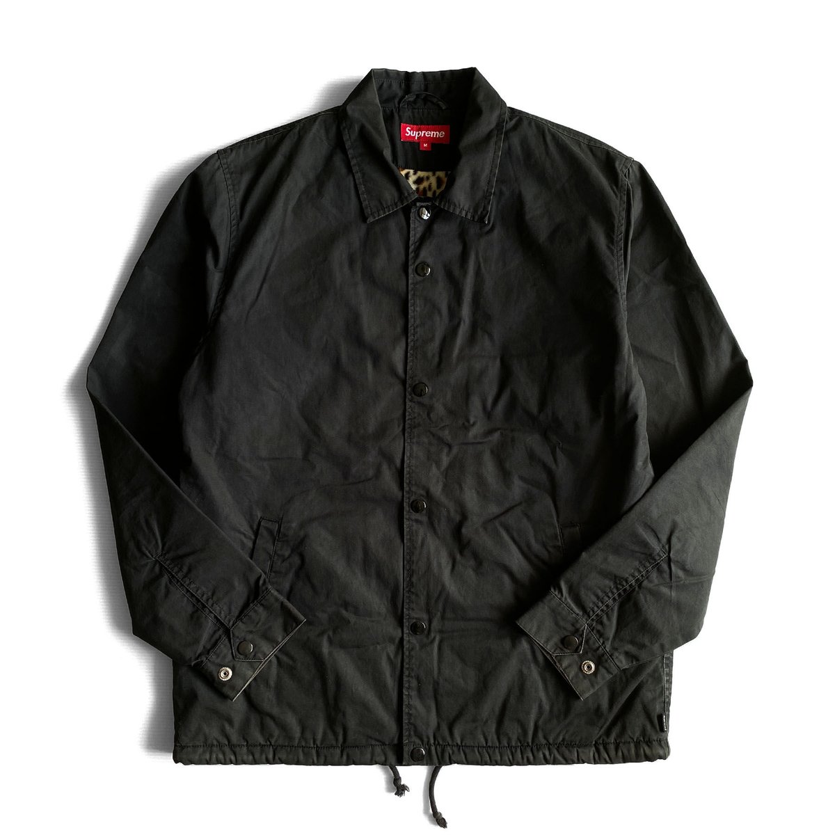Leopard Lined Coaches Jacket by supreme | insta Leopard Lined Coaches Jacket by supreme | insta