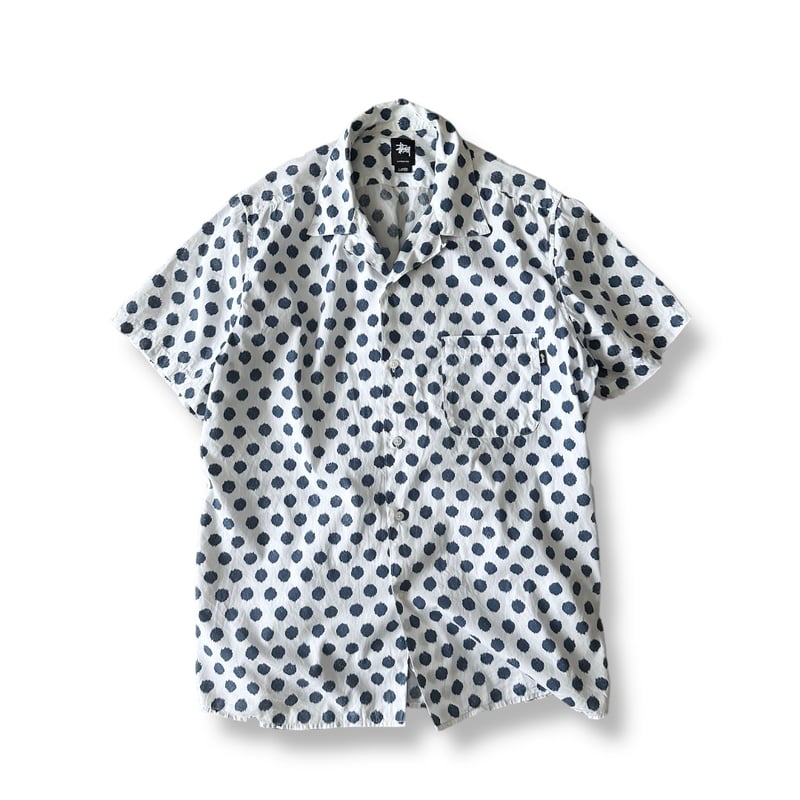 DOTS Open Collar S/S Shirt by stussy | instantb