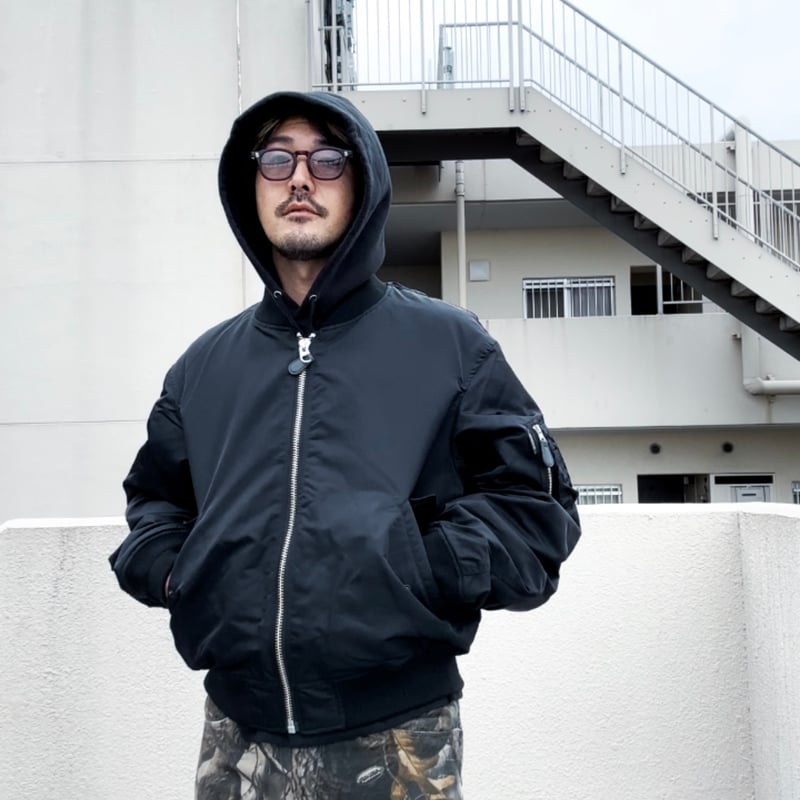 REVERSIBLE CORDURA FLIGHT JACKET W.GREY/BLK -S REVERSIBLE CORDURA FLIGHT JACKET W.GREY/BLK -S