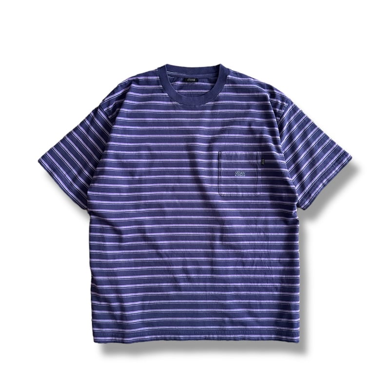 トップス SEDAN ALL-PURPOSE Striped S/S Pocket Tee SEDAN ALL-PURPOSE | STRIPED S/S POCKET TEE - CHANTILLY-2F