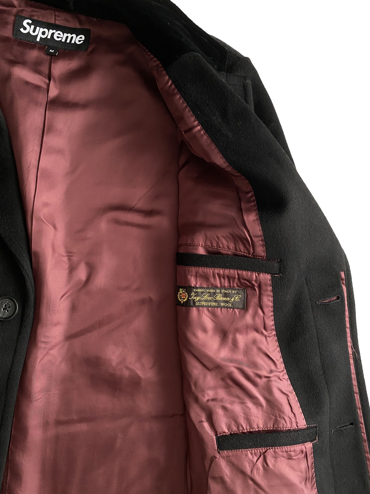 Loro Piana Chesterfield coat by Supreme | insta Loro Piana Chesterfield coat by Supreme | insta