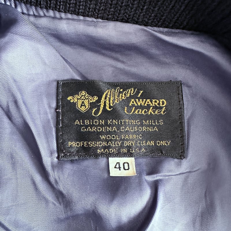 Varsity JKT by ALBION KNITTING MILLS | instantb...