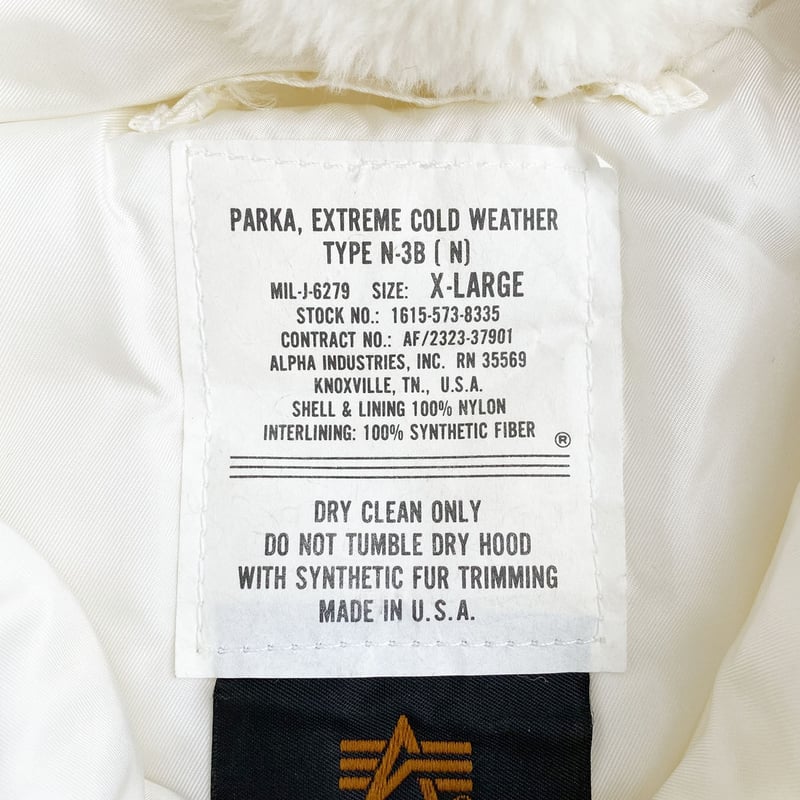 N-3B White by ALPHA Dead Stock | instantbootleg