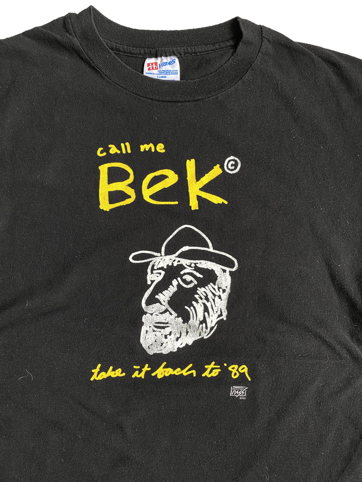 90s〜00s BECK TEE 90s Beck Call Me Bek Take It Back to '89 Tour T-shirt. Vintage