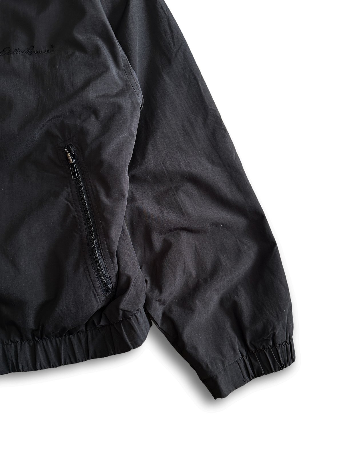 ヴィンテージ★エディバウアー★シェルドシンチラ★ブラック★ XL★ナイロンJKT Windbreaker JKT by Eddie Bauer | instantbootleg