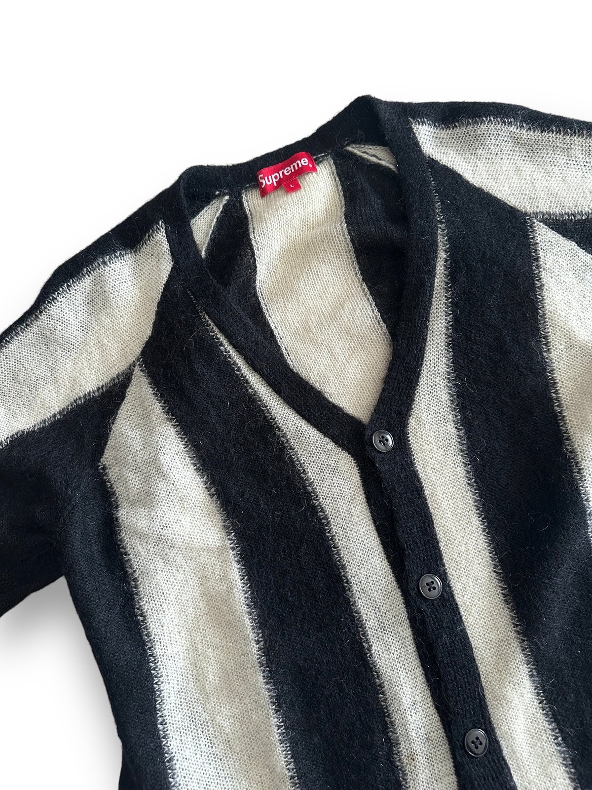 トップス Supreme striped mohair cardigan L Supreme - Striped Mohair Cardigan - ParkSIDER