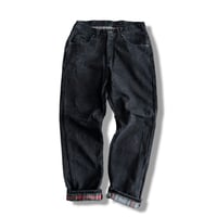 Double L Jeans BLK with Liner by L.L.Bean