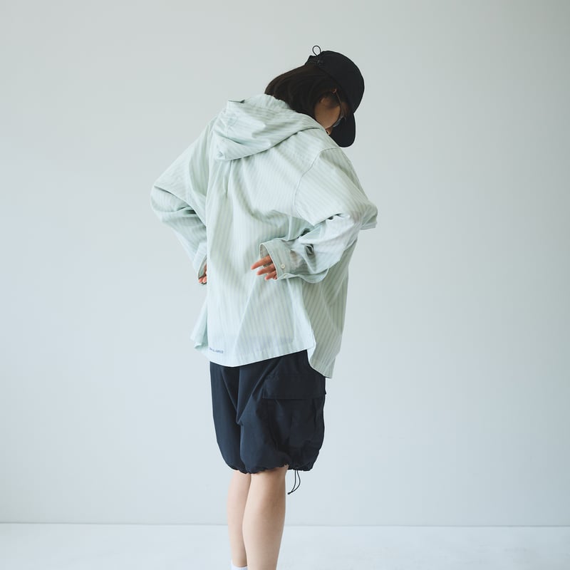 トップス STRIPED HOODED SHIRT SEDAN ALL-PURPOSE STRIPED HOODED SHIRT - SEDAN ALL-PURPOSE - | in