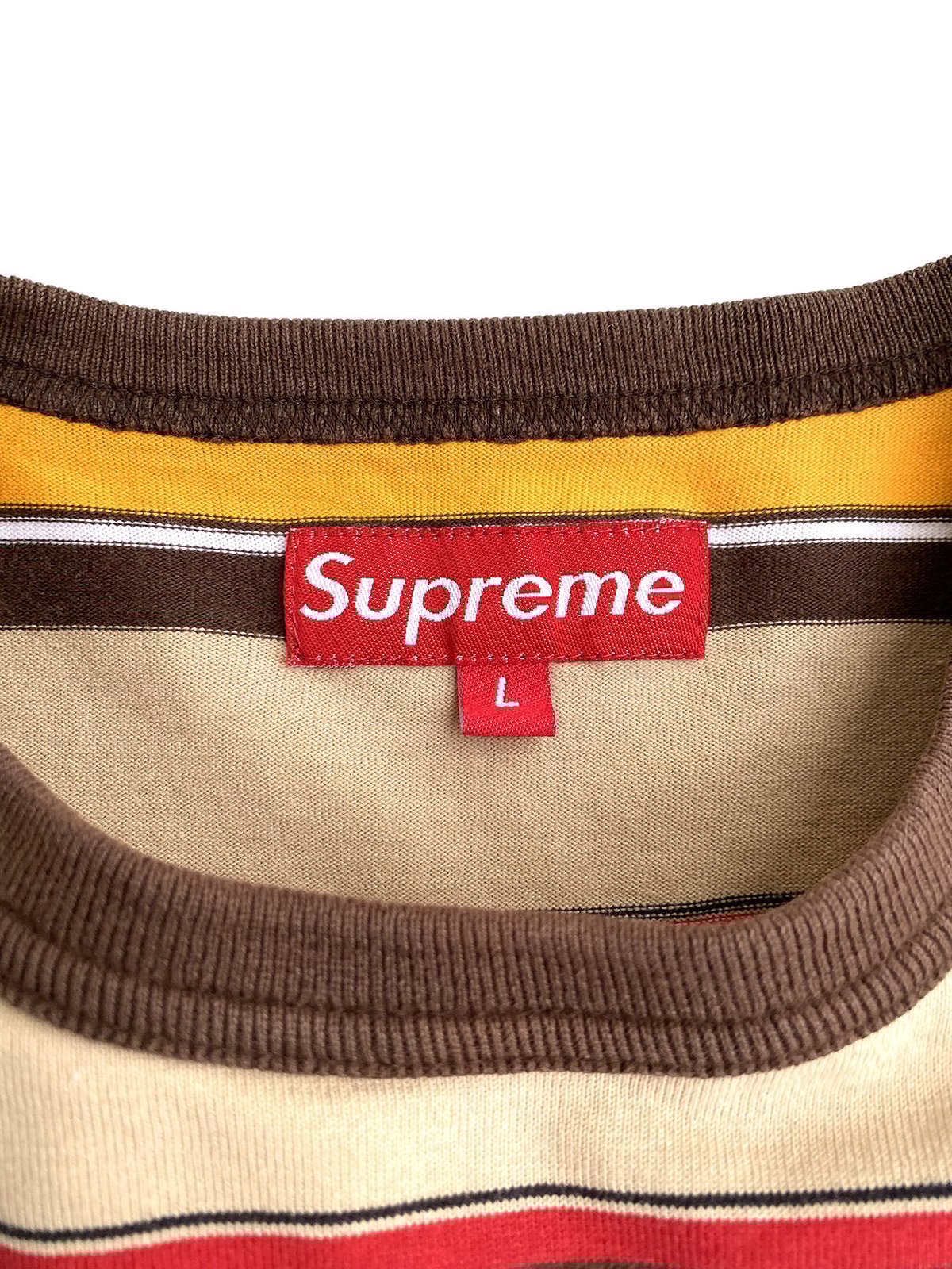 supreme ボーダー ロンT S supreme ボーダーロンT - メルカリ