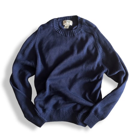 Cotton Knit Sweater by L.L.Bean