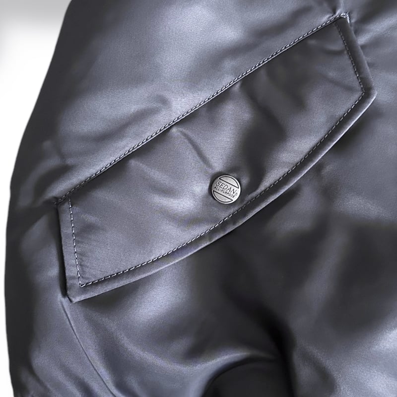 REVERSIBLE CORDURA FLIGHT JACKET W.GREY/BLK -S REVERSIBLE CORDURA FLIGHT JACKET W.GREY/BLK -S