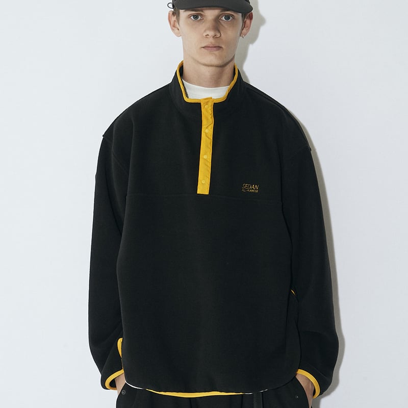 sedan all purpose フリースプルオーバー Lサイズ SEDAN ALL-PURPOSE FW23 新作Fleece Snap Pullover style