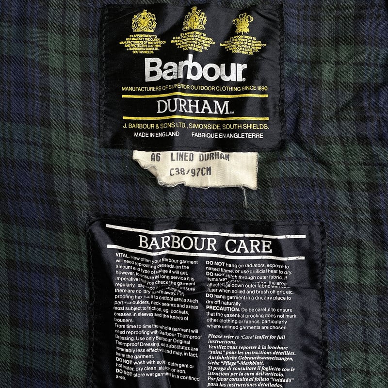 ぽ*太様 Barbour バブアー　SL DURHAM　別注モデルENGLAND 楽天市場】Barbour/バブアー SL BEDALE CASUAL MCA0934[23年春