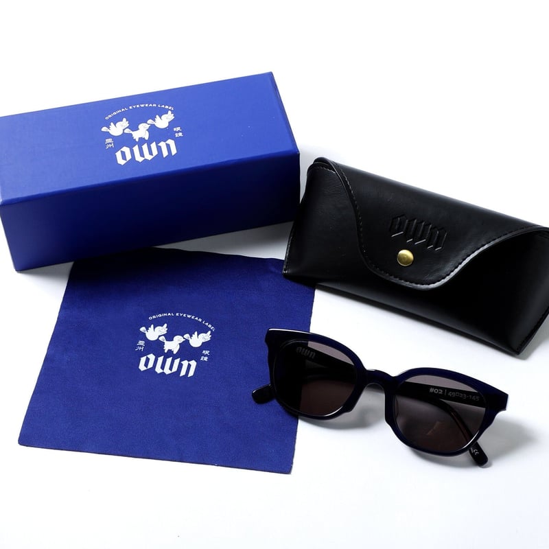 OWN BLUE/GLAY サングラス 02 BLUE / GREY by OWN | instantbootleg store