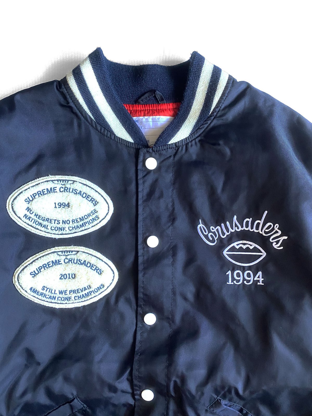 Supreme crusaders store varsity jacket