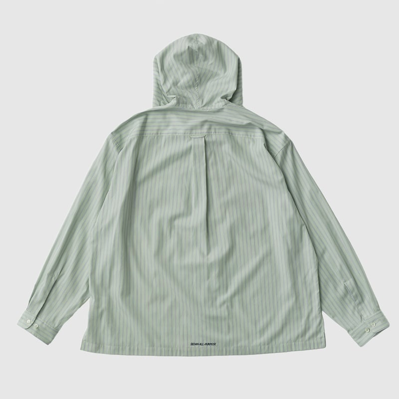 STRIPED HOODED SHIRT - SEDAN ALL-PURPOSE - | in