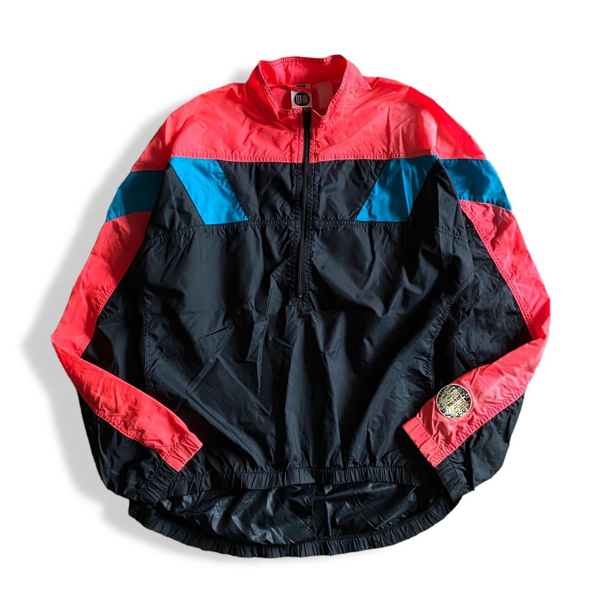 90s NIKE ECHELON ナイキエシュロン USA製　サイクルジャージ Vintage Nike Echelon Color Block Cycling Shirt Sz Small Made