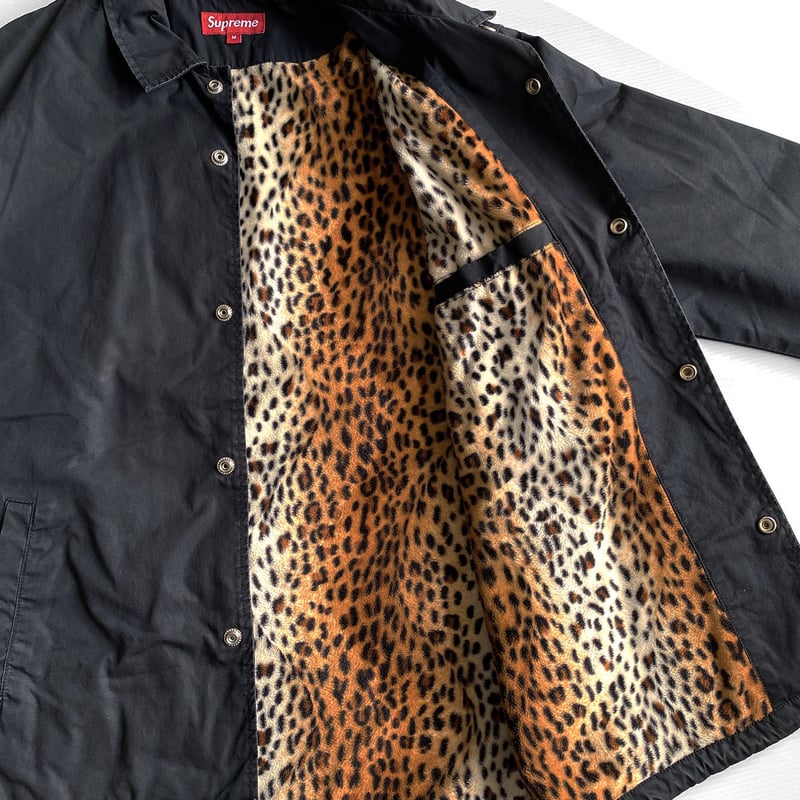 supremeコーチジャケットLeopard Coaches Jacket